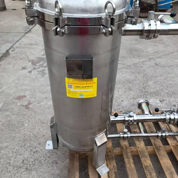 Double Self-cleaning Filter Ylf-219-304-f50-400m Double Bag Filter Pipeline Filter photo-2