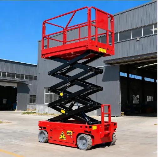 Vehicle Platform Table Tracked Self-Propelled Mobile Hydraulic Electric Scaffolding Scissor Lift photo-3