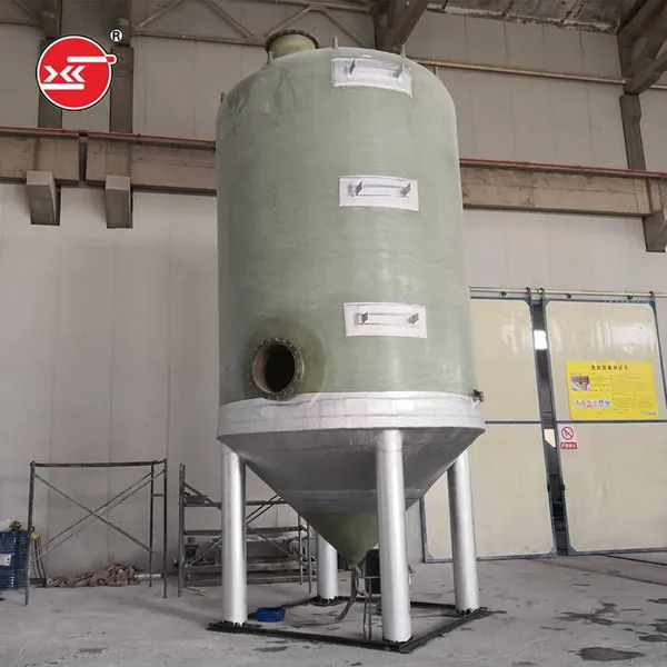 processed frp transfer tank, fiberglass reinforced plastic transfer tank, reaction tank with sw901 resin lining