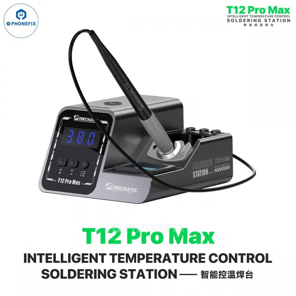 MECHANIC T12 Pro Max Digital Soldering Iron Station