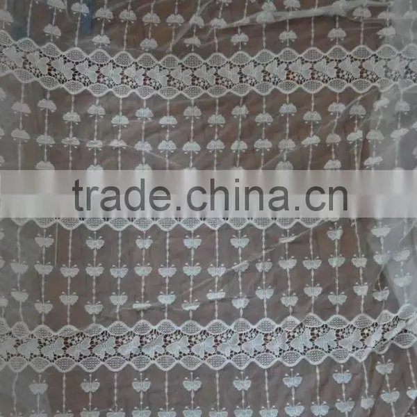 Lace Fabric Hot Organdy Embroidery Lace Milk Silk Full Lace for Accessory photo-5