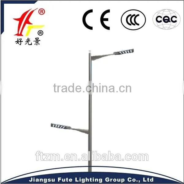 Single Arm LED 120 Watt Bridgelux Chips Eilectric Led Street Light With Hot-dip Galvanized & Powder Coated Pole photo-4
