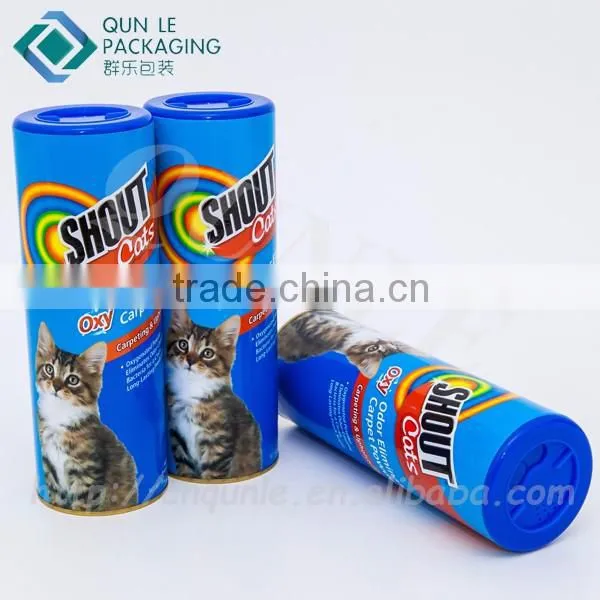 Custom Paper Tube With Shaker Top for Pet Deodorants Packaging