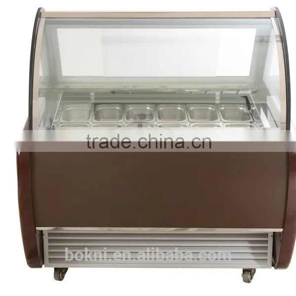 Luxurious Ice Cream Showcase for Hard Ice Cream photo-3