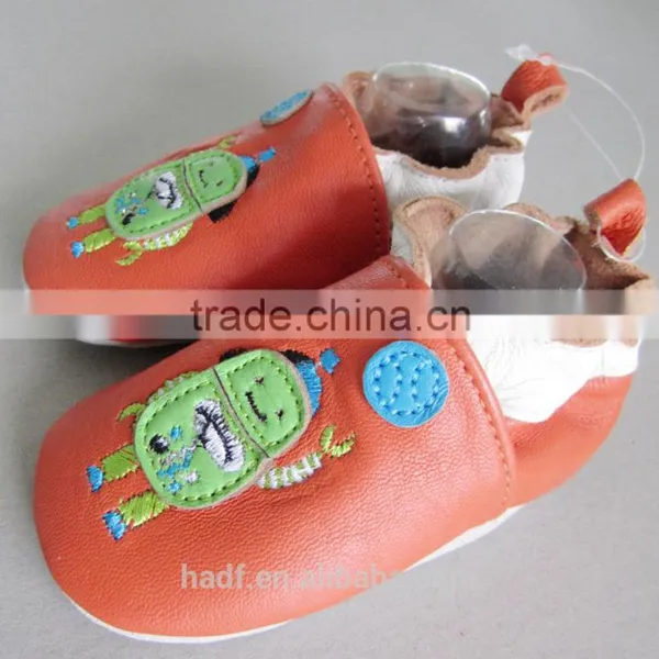 2016 New Girl Boy Kids Sheep Leather Baby Shoes Soft Sole photo-4
