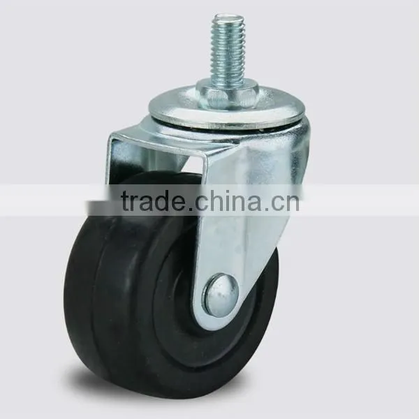 Rubber Black Caster Wheel photo-2
