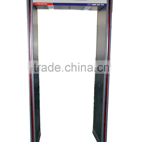 6 Zone , 4.3 Inch LCD Dispaly Walk Through Gate Metal Detector for Hotel , Bank photo-6