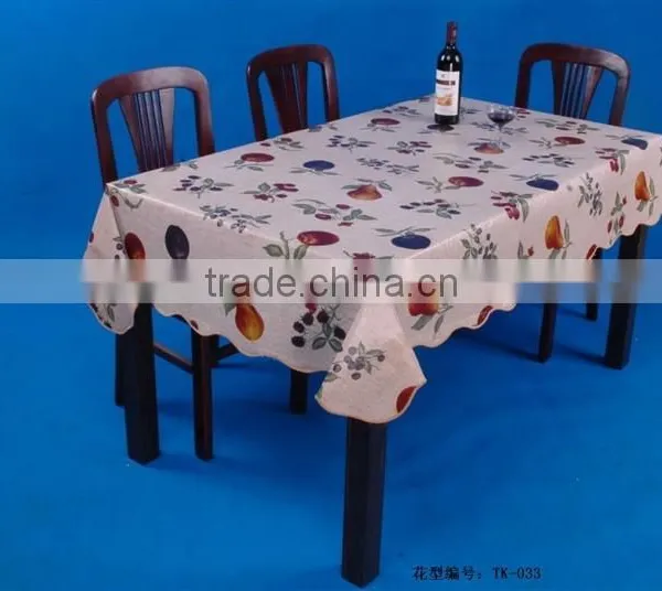 Eco- Friendly PEVA Table Cloth