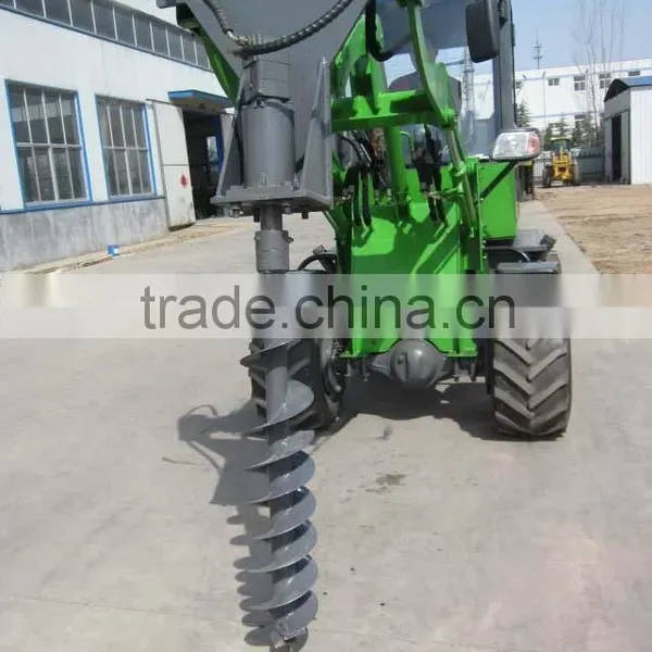 0.8ton Mini Loader 4WD Attachments Slasher,log Splitter,auger,tiller,blade photo-2