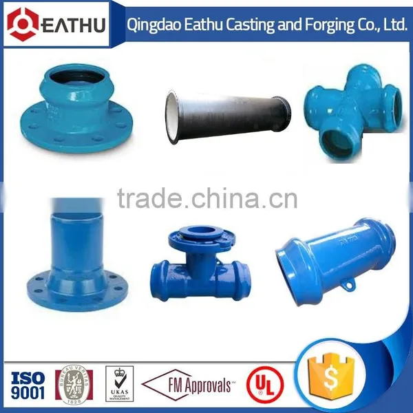 ISO2531/EN545/EN598 Cast Iron Pipes and Fittings