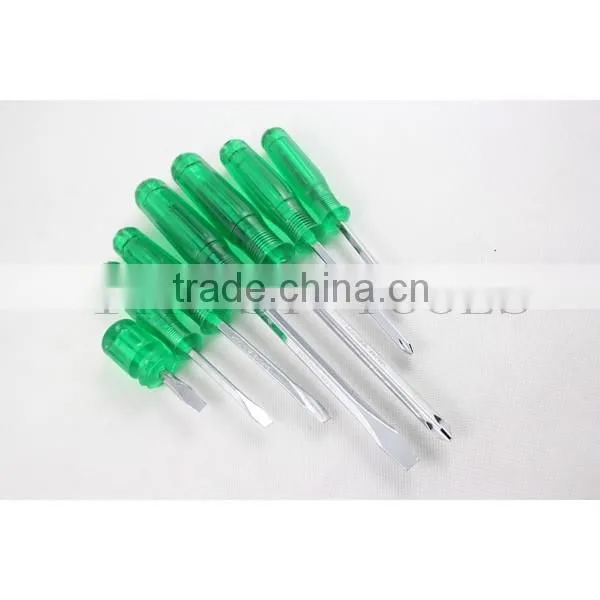 7pcs Square Screwdriver Set Green Transparent Hand With Tools Bag SD3112 photo-2