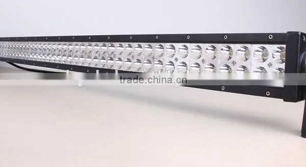 Double Color Mixed 288w 50 Inch Led Light Bar for Car Driving 4d Led Light Bar photo-2