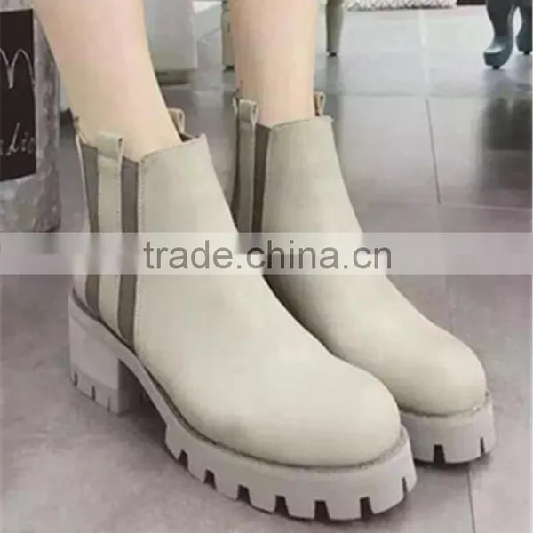 Gray Multiful School Students Color Woman Ankle Military Special Forces Boots photo-3