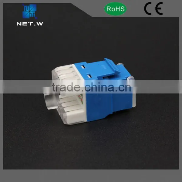 High Performance Cat5e Cat6 Cat6a Keystone Jack Supplier Patch Panel photo-6
