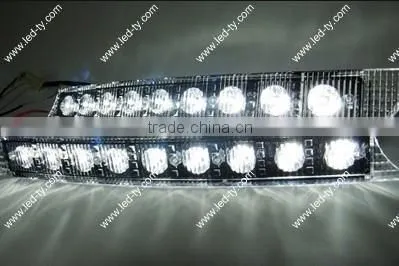 Super Bright LED Daytime Running Lights / Lamps With 2*9 LED DRL Fog Light
