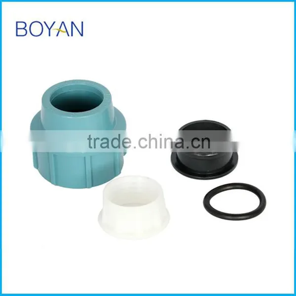BOYAN Zhejiang Taizou Light Blue Plastic Pipe Fitting for Irrigation PP Compression Reducing Tee photo-4