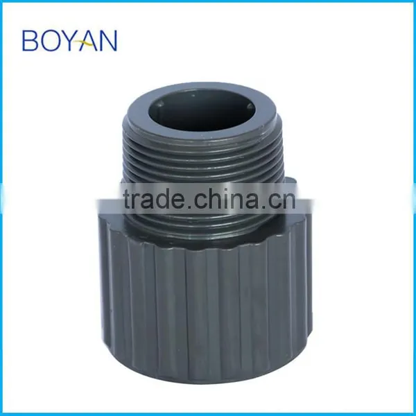Made In China BOYAN PVC ASTM SCH80 Grey Pipe Fitting Thread Adapter Male Coupling Copper Fitting photo-4