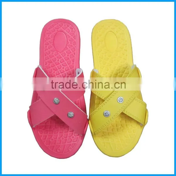 Ladies Colourful pu Slipper photo-2