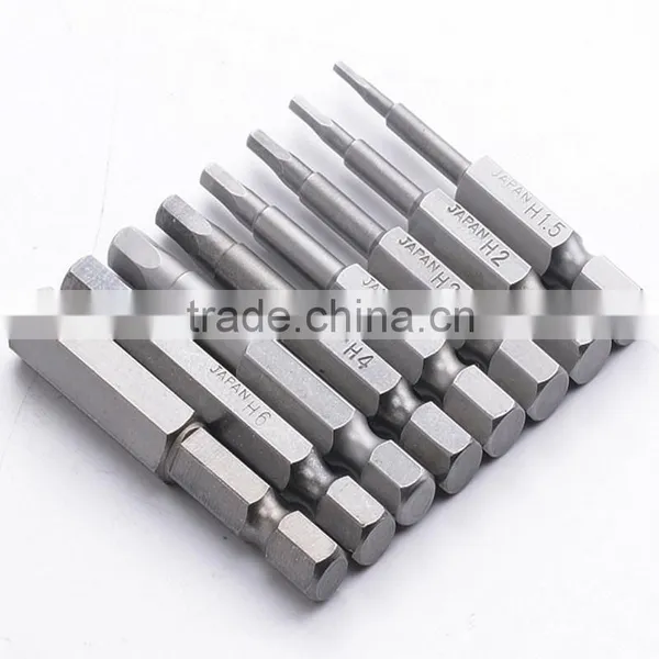 2Pcs 50mm 1/4 Inch Hex Shank Magnetic Hex Head Screwdriver Bits Electric Screwdriver Set AR-58 photo-3