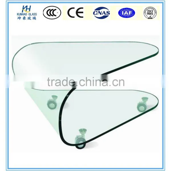 Manufacturers Custom Processing All Kinds of Furniture Glass Curved Glass Table Panel photo-3