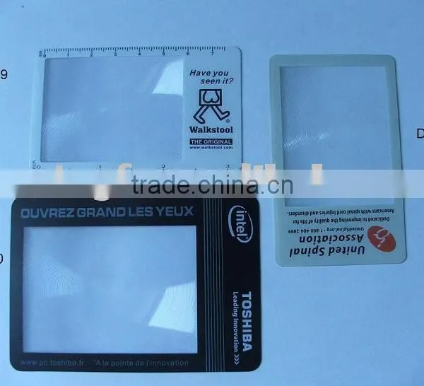 Card Fresnel Magnifier