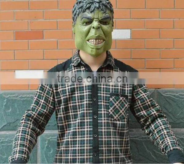 Cartoon Hulk Cosplay Latex Creepy Mask Halloween Full Head Mask Costume Prop Accessories photo-4