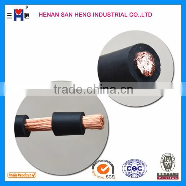 25 Mm2 50mm2 70mm2 Electric Black Rubber Weld Core Welding Cable Copper Aluminum Welding Cable Connector photo-3