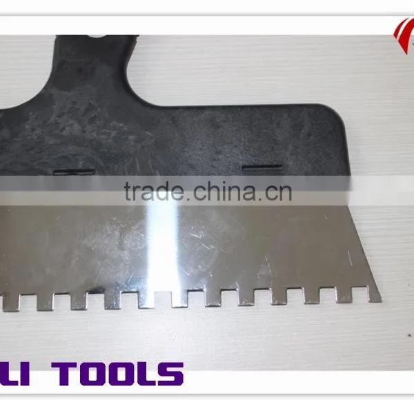 Wall Scraper With Teeth Blade PC Handle / Stainless Steel Hand Tool photo-2