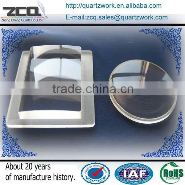 High Purity Optical Circular Or Rectangle Quartz Glass Plane Window photo-2