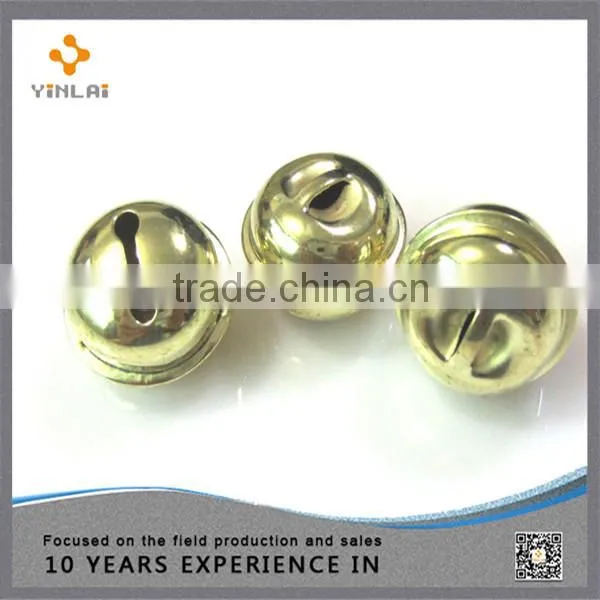 Christmas Decoration Supplies and Indoor Christmas Decoration Item 10mm Gold Color Jingle Bell Quality Choice photo-3