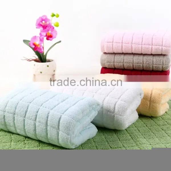 Super Absorbent Quick Dry Luxury Wholesale Square Pattern Bath/face Towel photo-2
