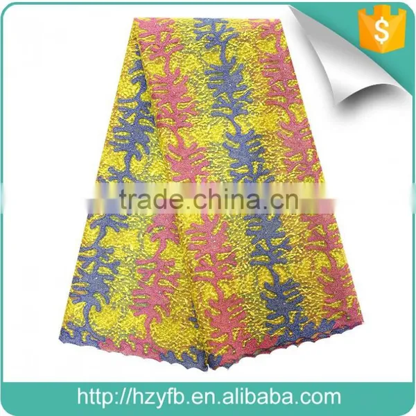 New Designs Wholesale French Lace / Fashion Purple Wine African Clothes / African Tulle Lace for Party photo-3