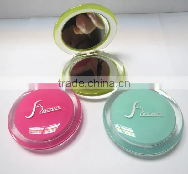 . Double Sided Round Pocket Makeup Mirror photo-5