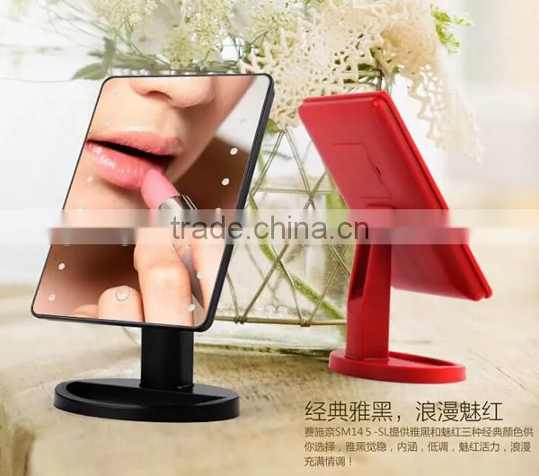 Makeup Cosmetic Bed Room Mirror "Touch Screen" LED Light Adjustable photo-3