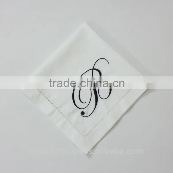 Monogrammed Cotton Napkin, Table Napkin