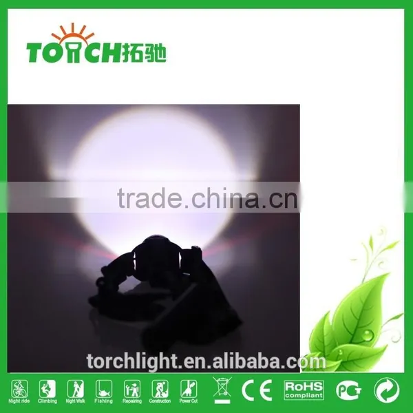 Headlamp 4-Mode CRE E XM-L T6 LED Headlight 2100LM Zoomable Adjustable Light for Camping Searching + Car Charger photo-4