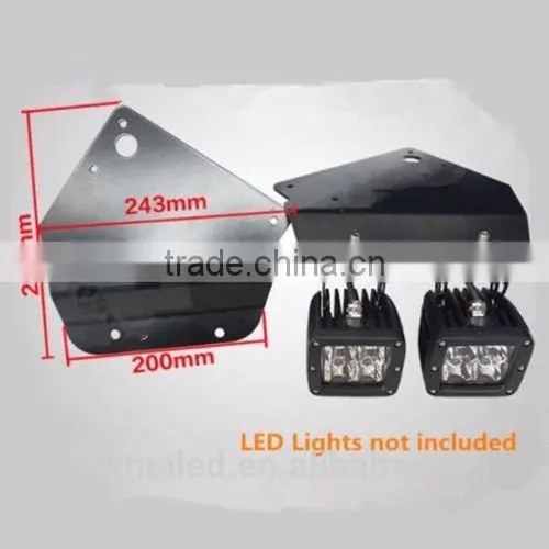 10-14 FordF150 SVT Raptor Bumper Bracket For 16W 3'' LED Spot Beam Fog Light photo-6