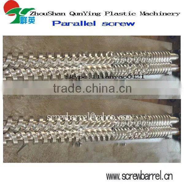 Parallel Twin Screw Barrel With Bimetallic for Extruder