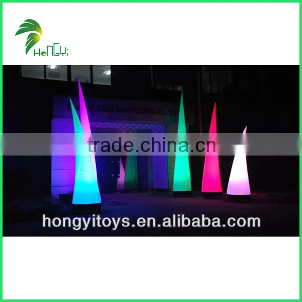 Advertising Custom PVC LED Inflatable Light Balloons Inflatable Light Cone for Night Decoration photo-4