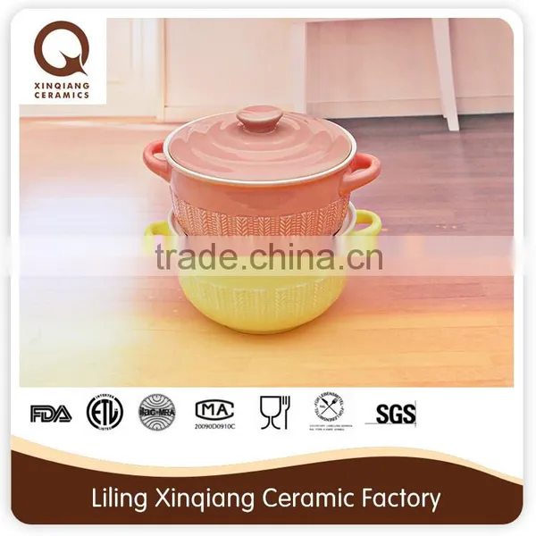 Solid Color Stoneware Glazed Mugs Made of Stoneware
