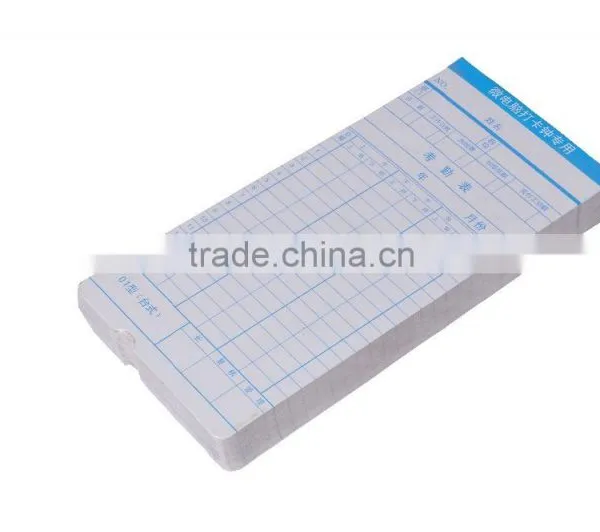 English/Portuguese Time Card/paper Card/attendance Card photo-3