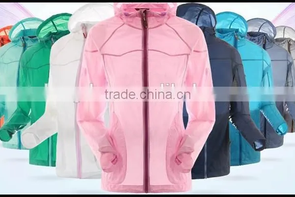 Spring and Summer of Sun Protection Clothing and Thin Jacket Sport for Ladies and With Front -zip Waterproof Rain Jacket photo-6