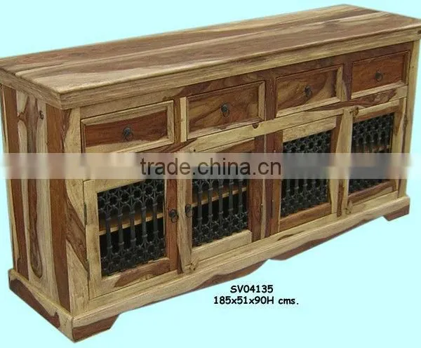 Wooden Buffet,dining Room Furniture,sheesham Wood Furniture,sideboard,mango Wood Furniture,side Cabinet photo-6