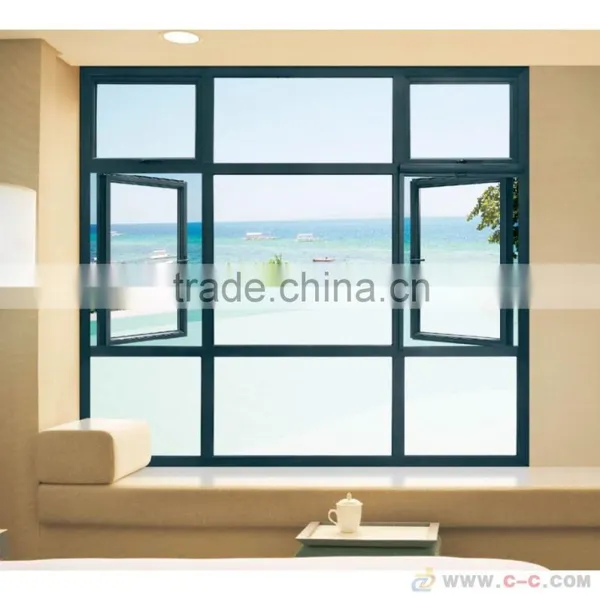 PVC Window System/Half Finshed Window/Double Seal Window