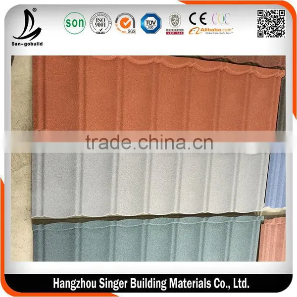 SGB Stone Coated Steel Roof Tile/Aluminum Zinc Steel Roofing Tiles photo-5