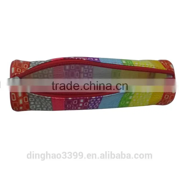 High Quality Supplies Cosmetic Makeup Bag Zipper Pouch Purse Colorful Pencil Case, Pencil Bag photo-6