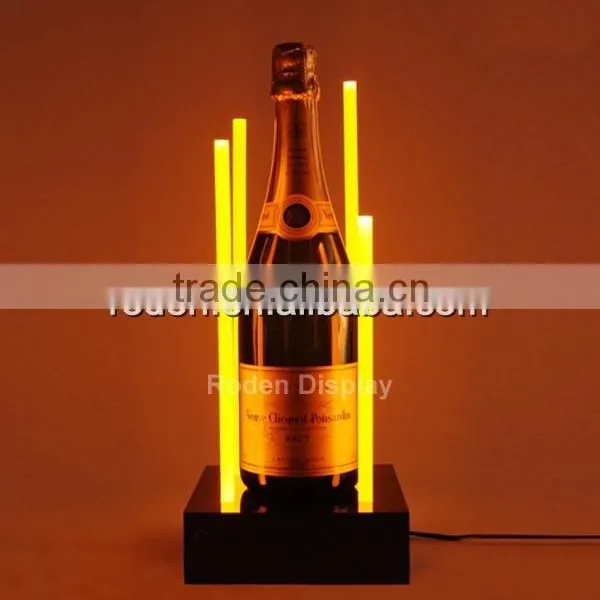 Perfect Elegant Design Custom Acrylic Wine Display/ Stand /rack /holder,single Wine Bottle Holder photo-3