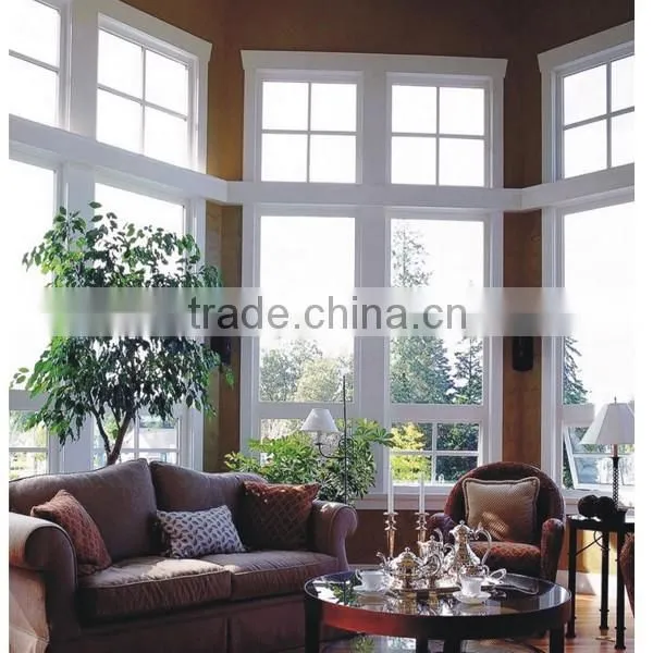 Customized Upvc Window and Door With Net, Full Color Co-extrusion Upvc Profiles photo-5