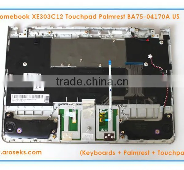 Topcase Keyboard for Chromebook XE303C12 Touchpad Palmrest BA75-04170A photo-3