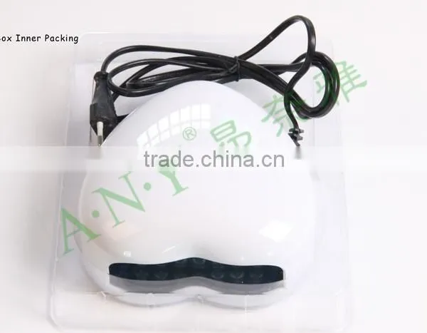 Professional Home Using White Heart Shape 3W Nail Curing Light UV Nail Polish Dryer photo-5